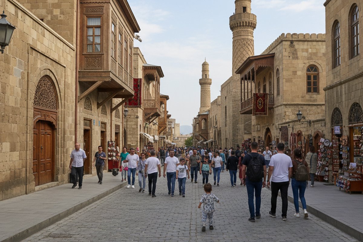 Baku Azerbaijan scene