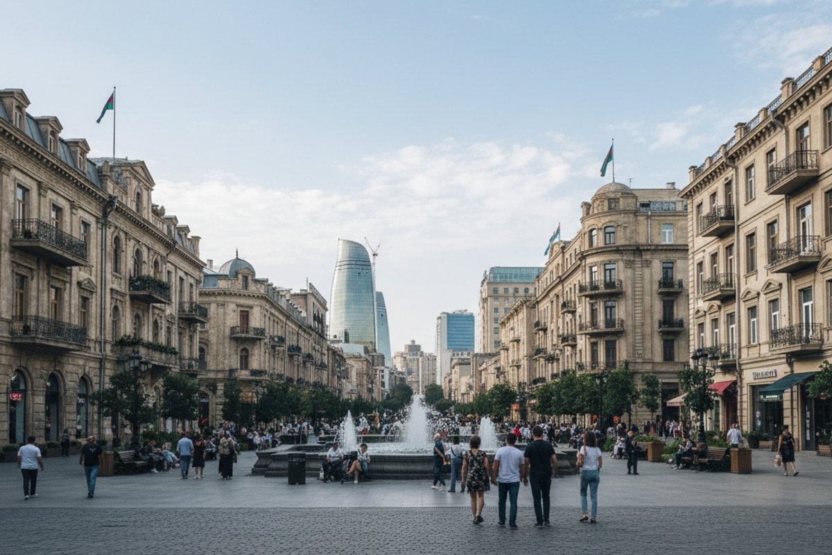 Baku Azerbaijan scene